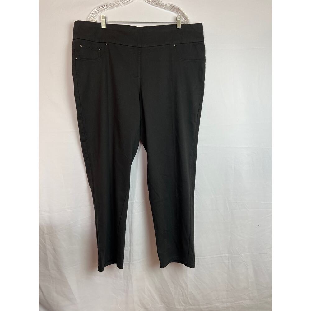 Classsiccore Ruby Rd Pants 22W Black Pull-On Stre… - image 1